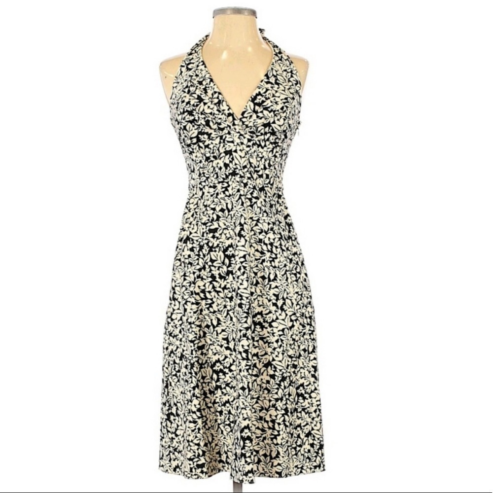 White House Black Market | Floral Halter Dress